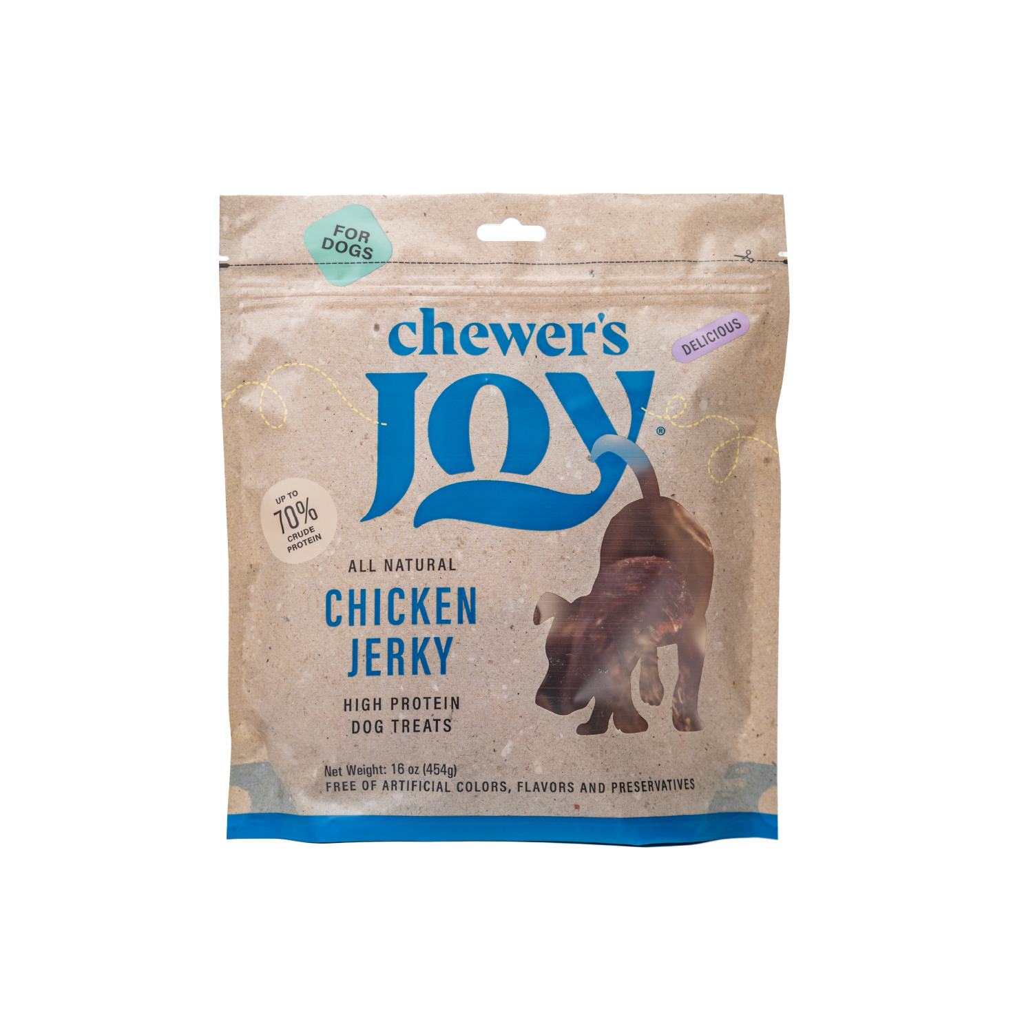 Chicken Jerky – 100% Real Meat Treats (1LB)
