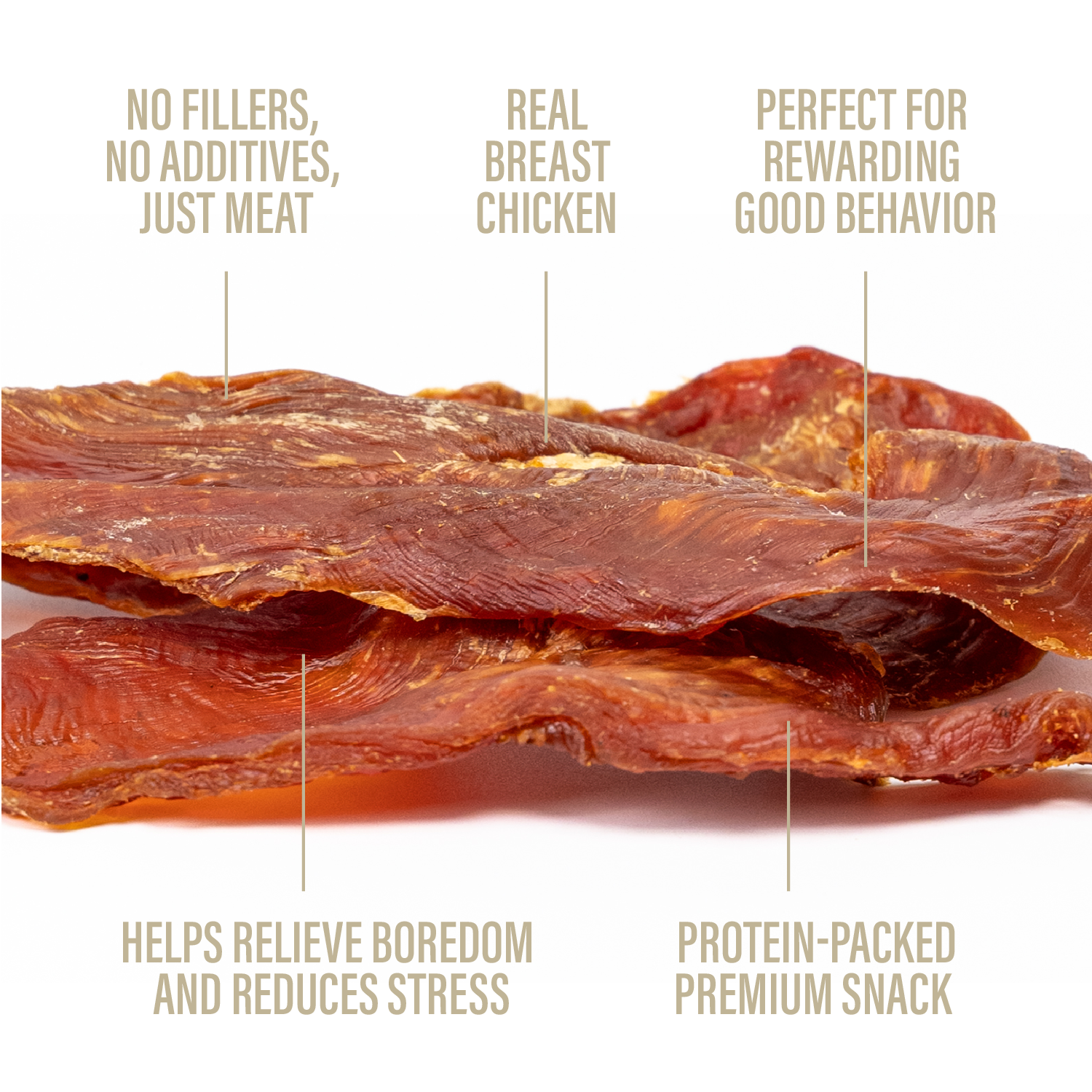 Chicken Jerky – 100% Real Meat Treats (1LB)