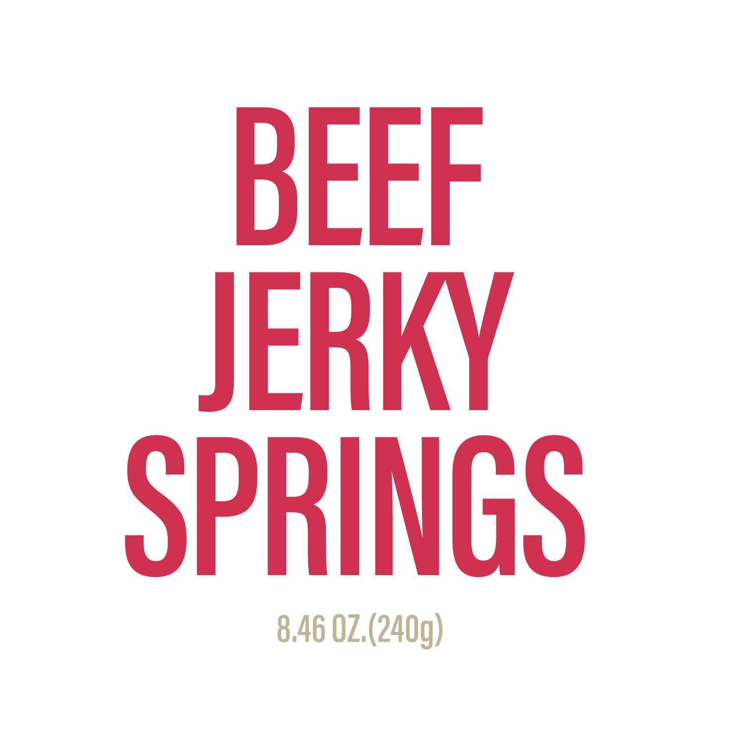 Beef Jerky Spring Sticks for Dogs – 7-8