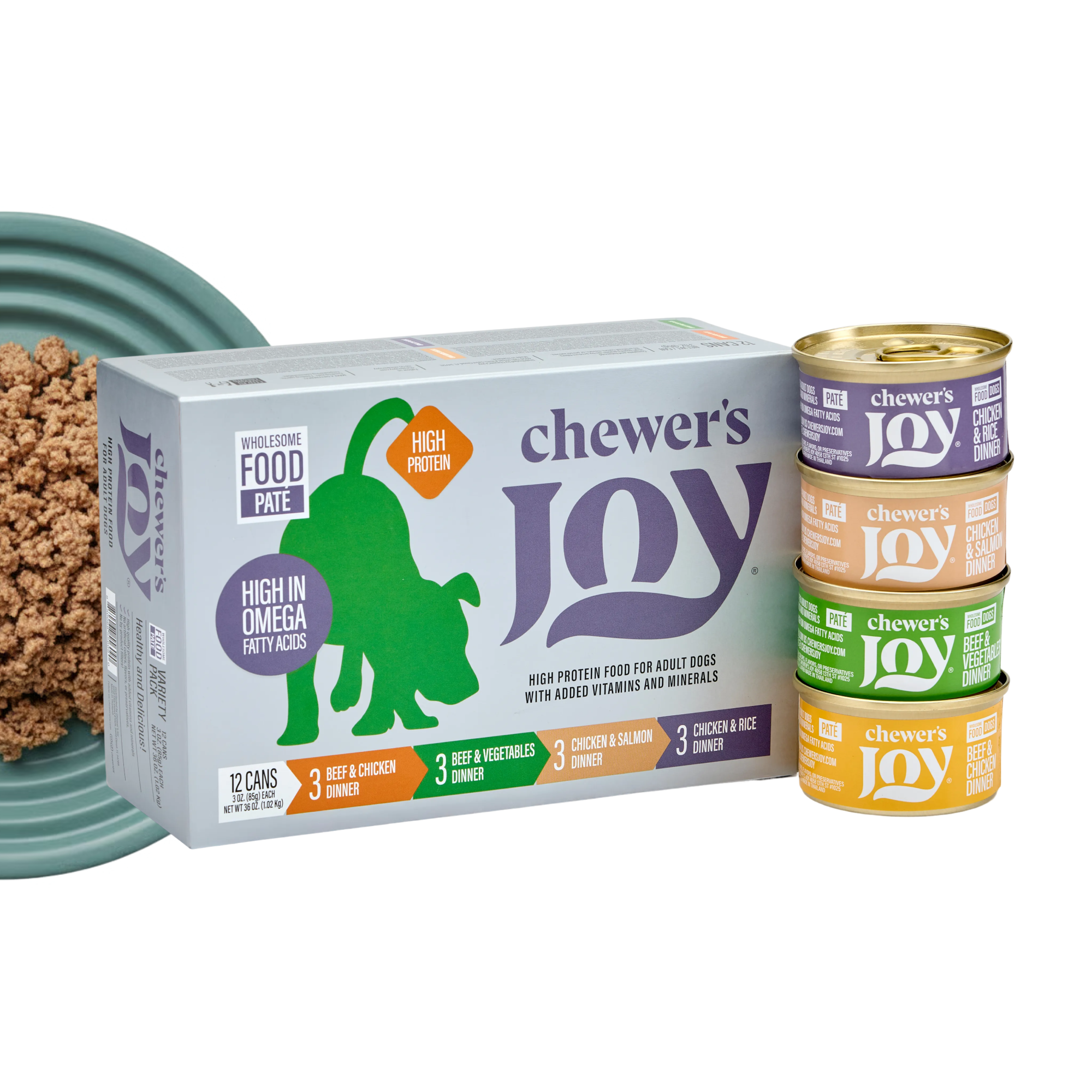 Variety Pack Dinner for Dogs – 4 Flavors