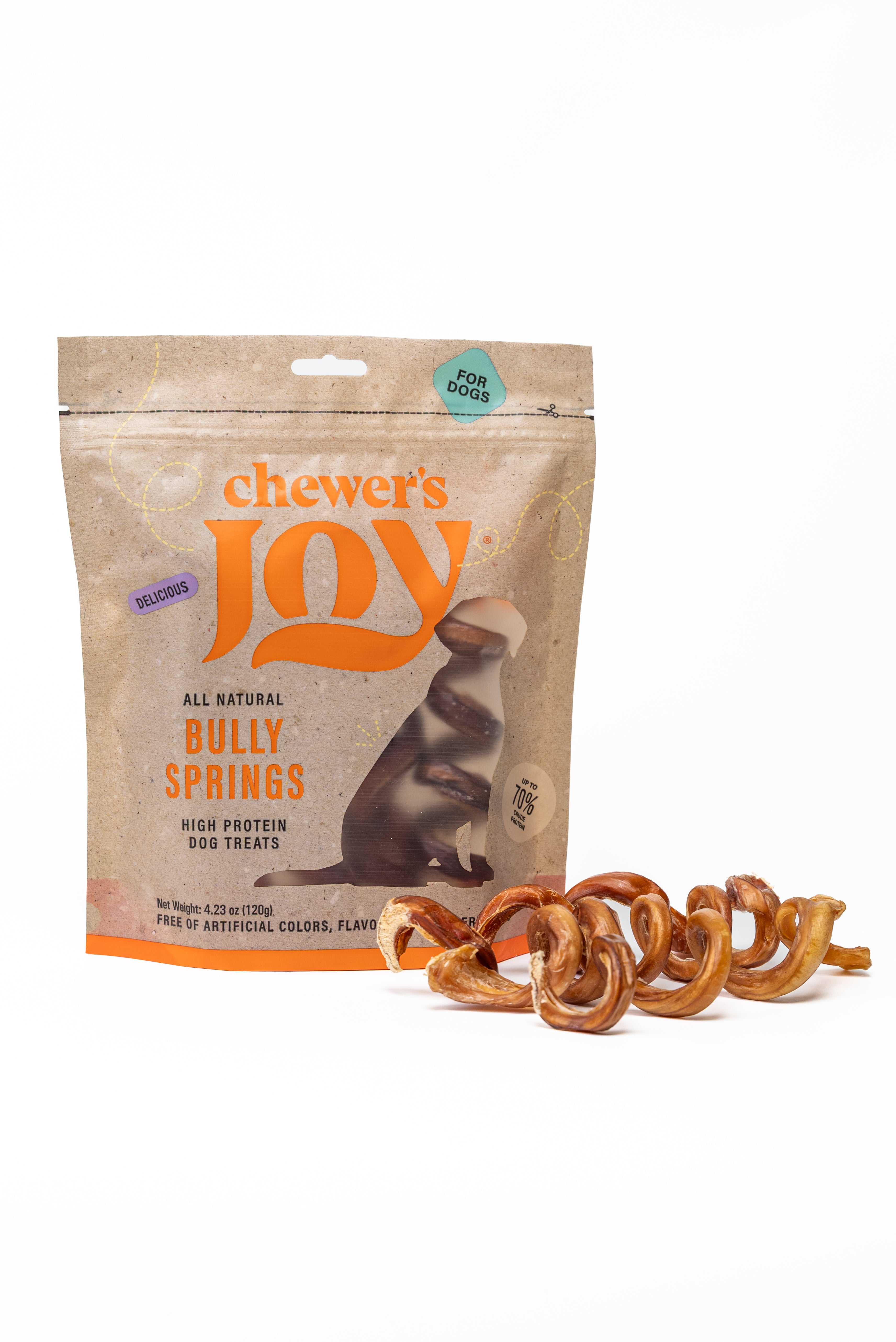 Bully Spring Chews for Dogs – 6-7