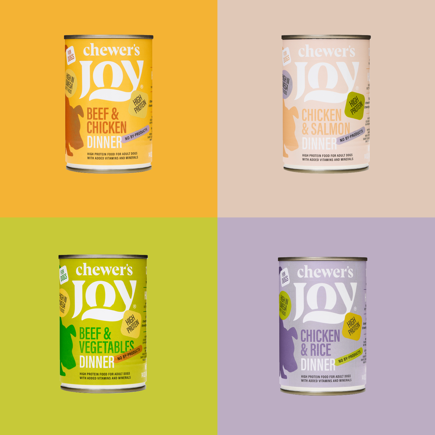 Variety Pack Dinner for Dogs – 4 Flavors