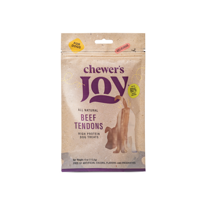 Beef Tendons – 5-6" Chews for Dogs (4oz)