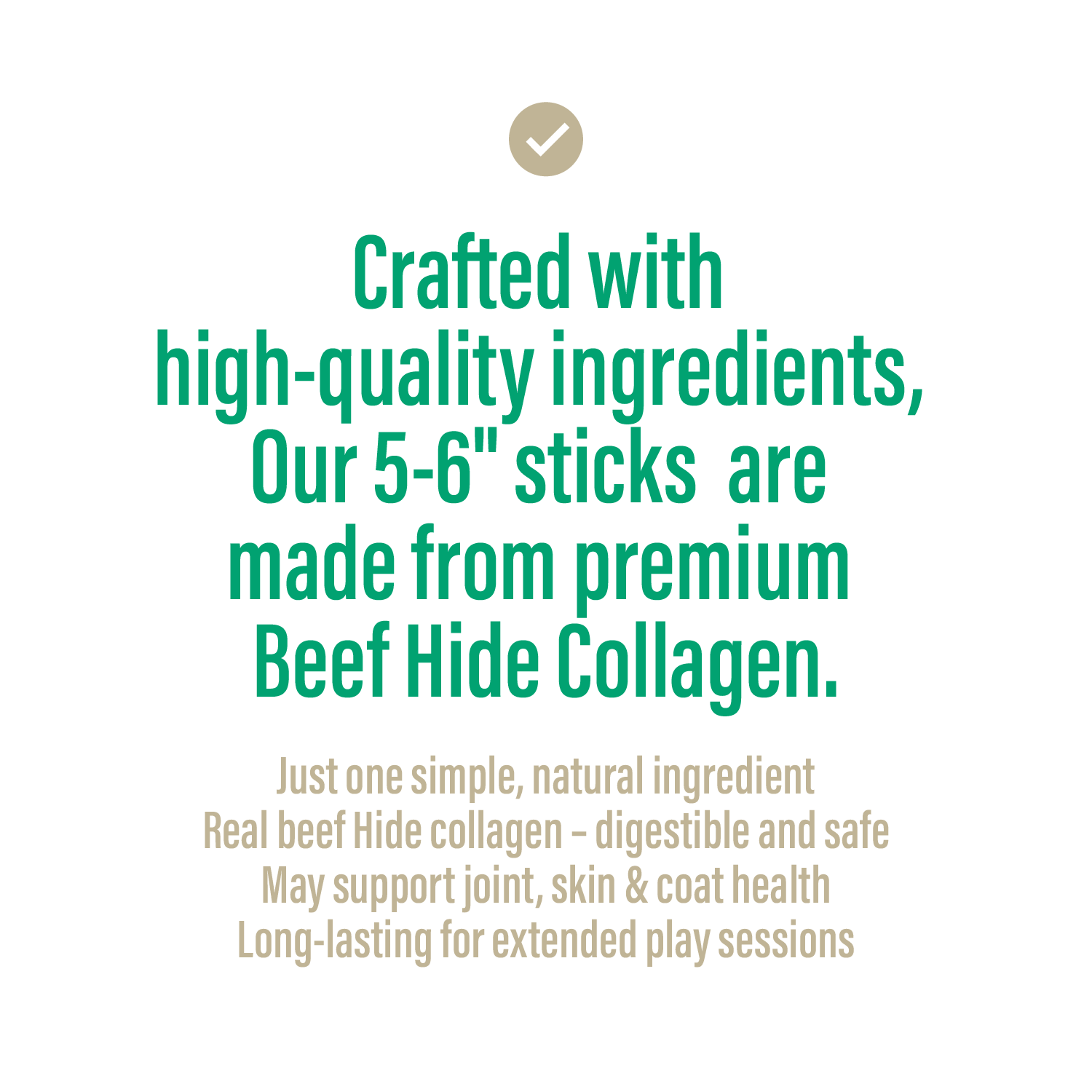 Collagen Sticks for Dogs – 5-6" (5 Count)