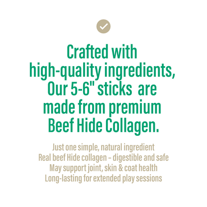 Collagen Sticks for Dogs – 5-6" (5 Count)