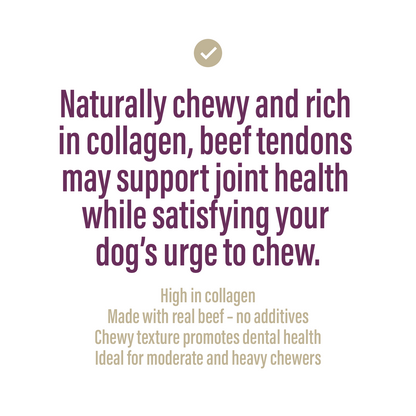 Beef Tendons – 5-6" Chews for Dogs (4oz)