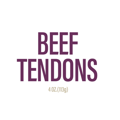 Beef Tendons – 5-6" Chews for Dogs (4oz)