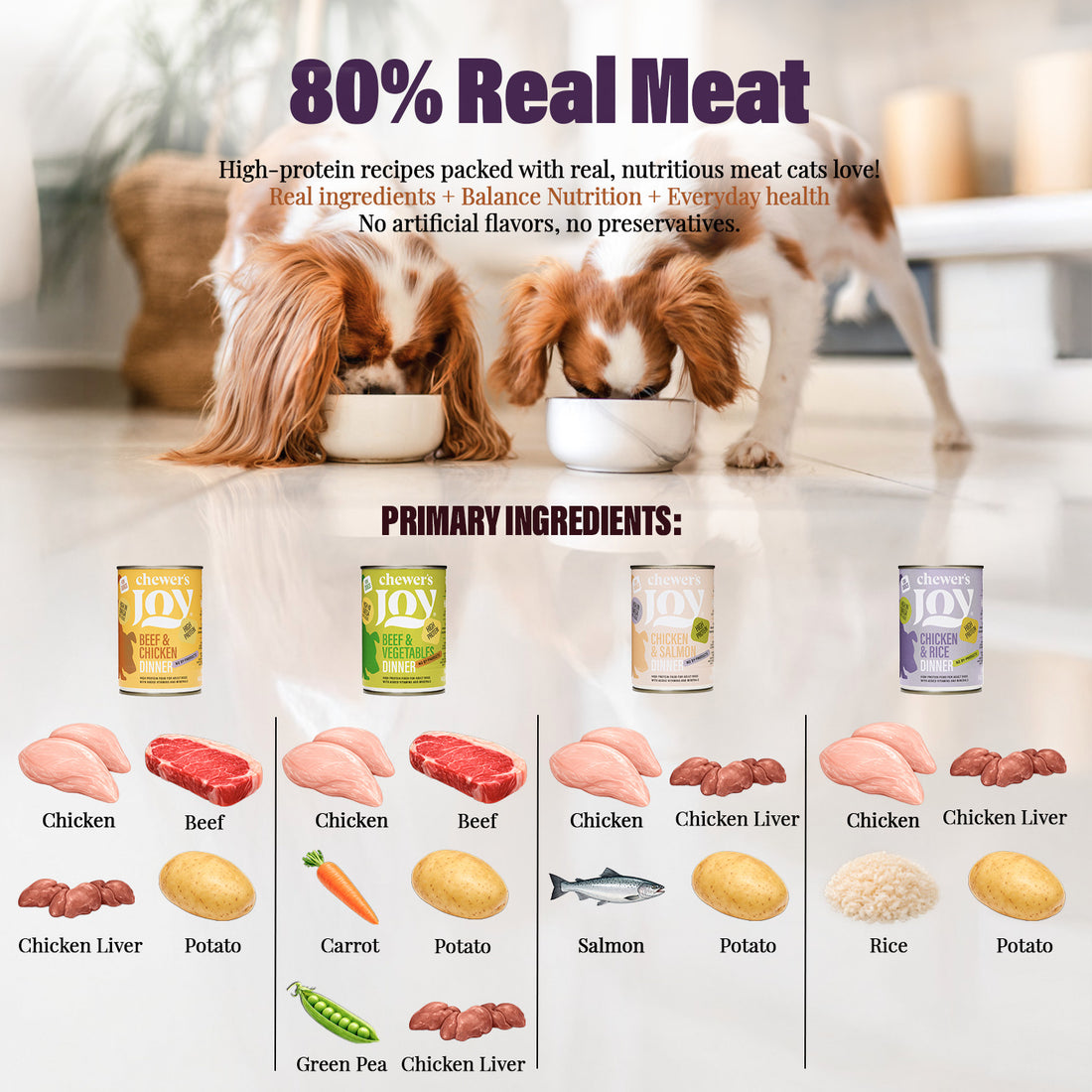 Variety Pack Dinner for Dogs – 4 Flavors
