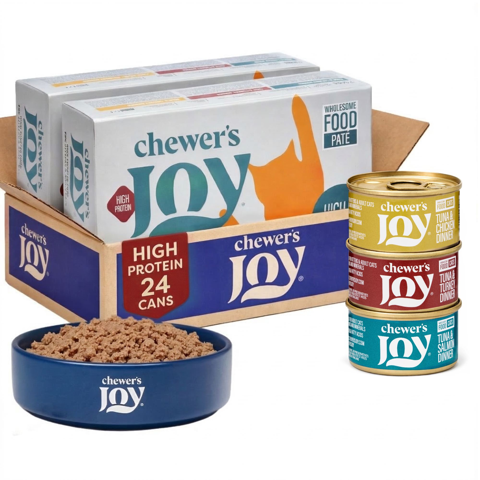 Variety Pack Dinner for Cats – 3 Flavors