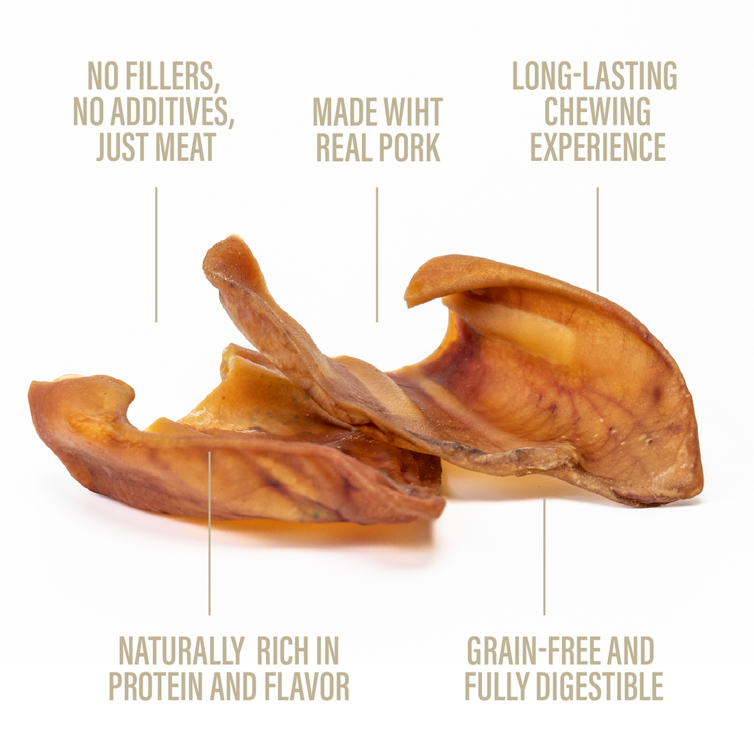 Pig Ears for Dogs (12 Count)