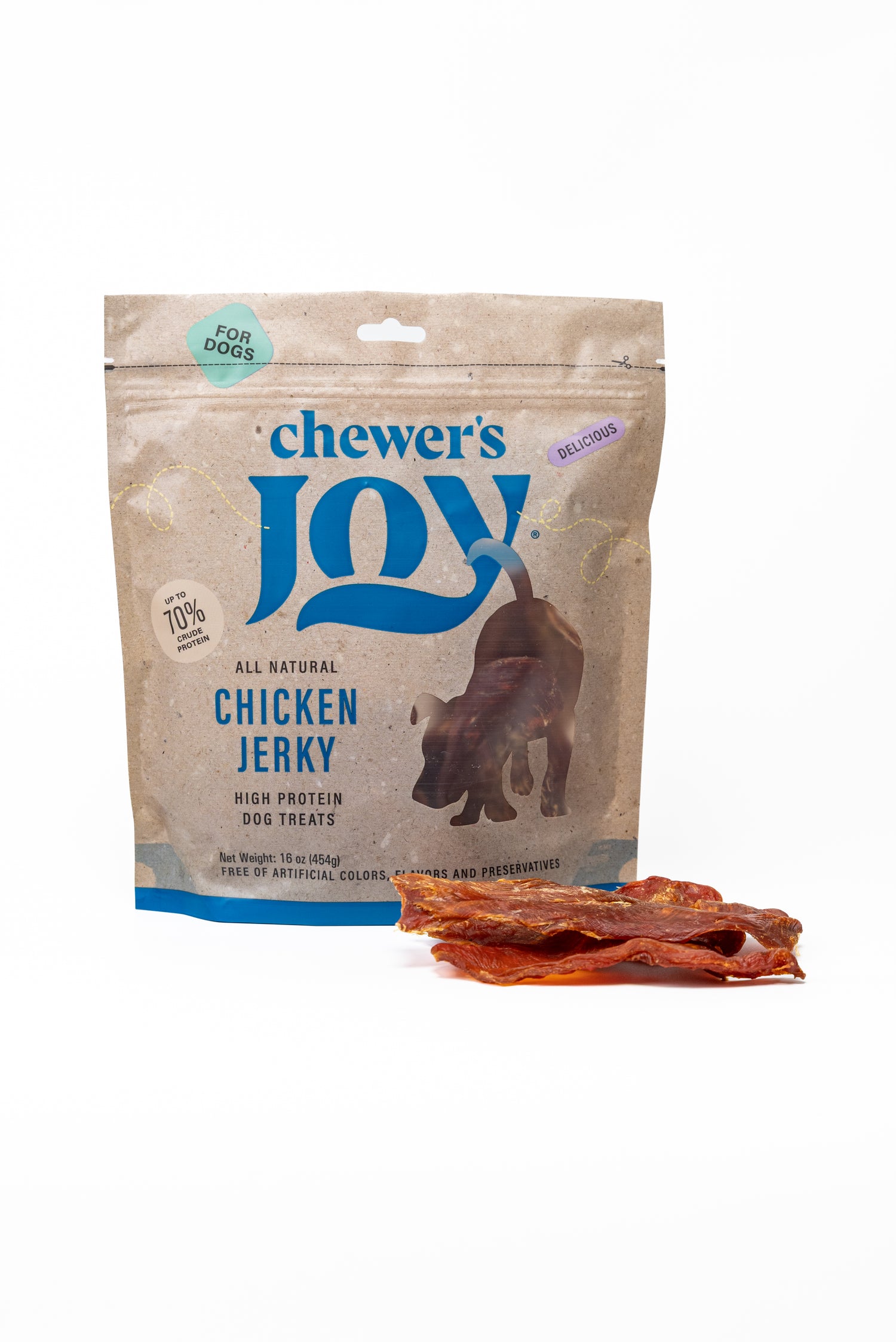 Chicken Jerky – 100% Real Meat Treats (1LB)
