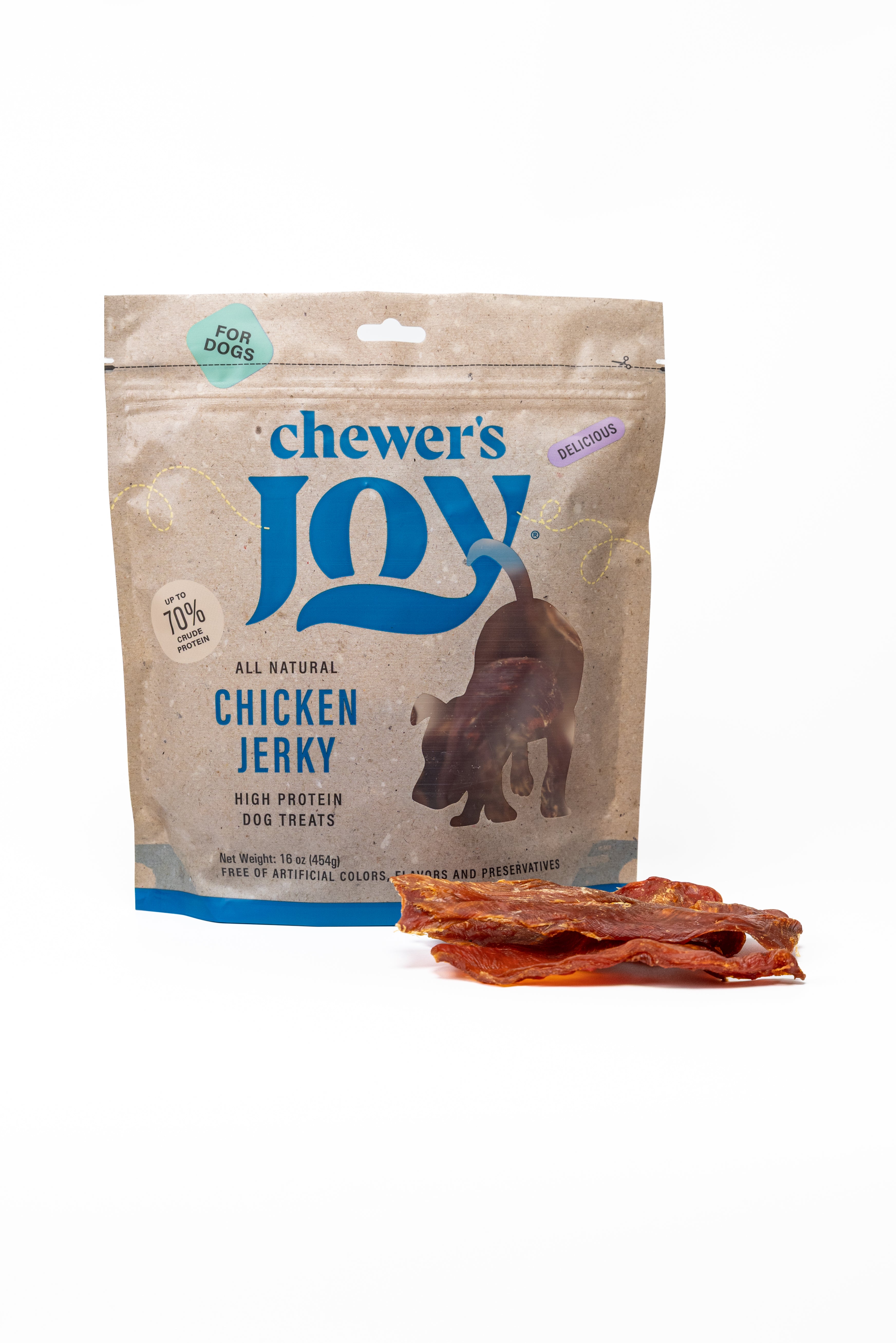 Chicken Jerky – 100% Real Meat Treats (1LB)