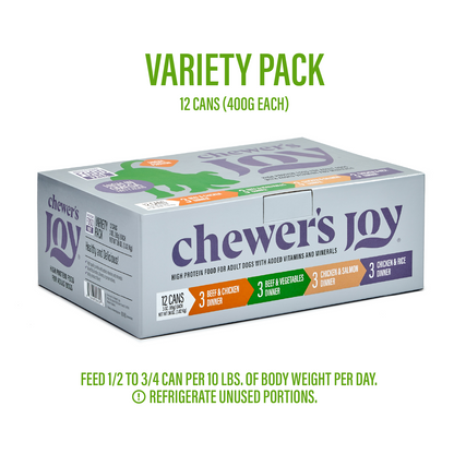 Variety Pack Dinner for Dogs – 4 Flavors